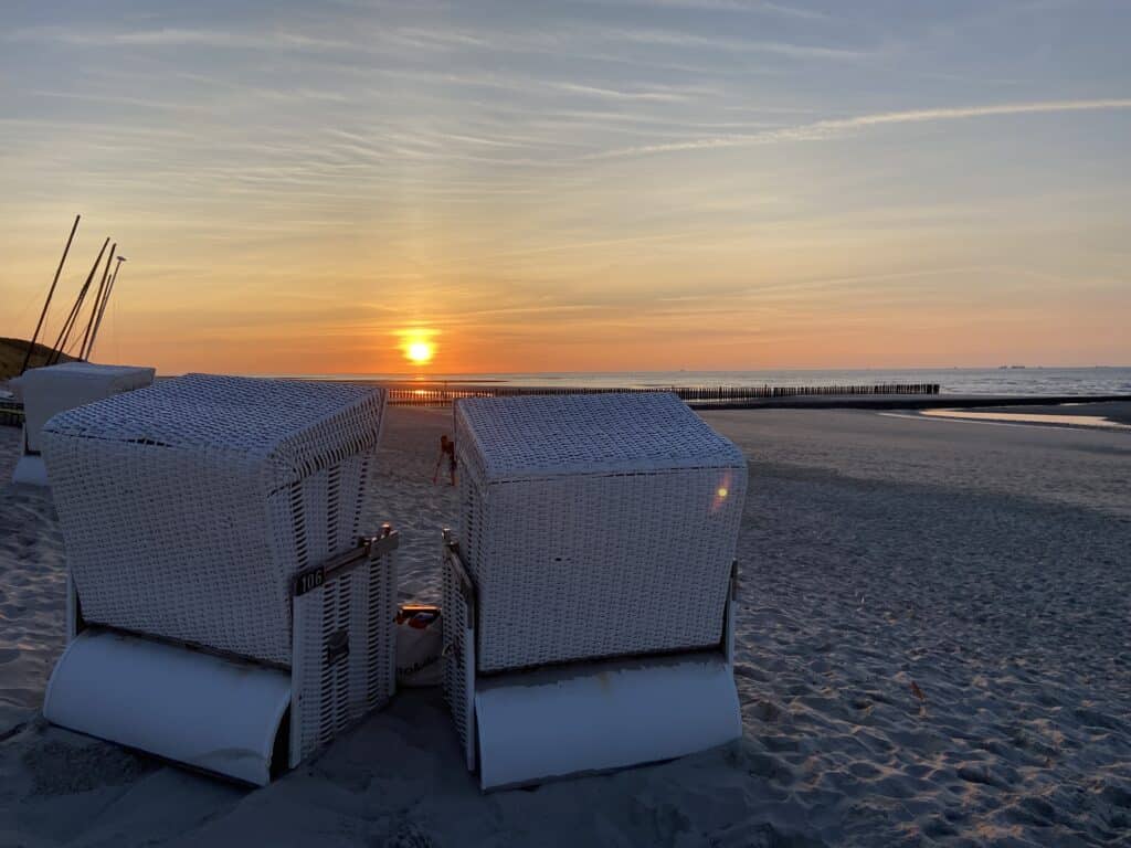 Strandkorb auf Wangerooge – Erholung pur für Paare